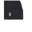 Bonnet en laine mérinos noir