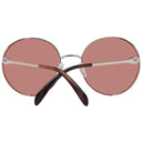 Roségold Metall-Sonnenbrille