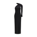 Black Viscose Cocktail Dress