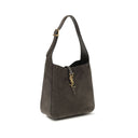 Gray Calf Leather Bos Taurus Shoulder Bag