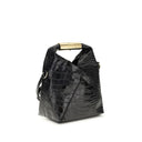 Black Calf Leather Bos Taurus Handbag