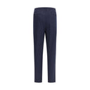 Blue Cashmere Casual Pants
