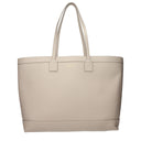 Beige Leather Shoulder Bag