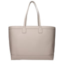 Beige Leather Shoulder Bag