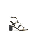 Black Calfskin Sandals