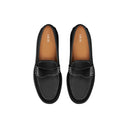 Black Calfskin Slip-On Loafers