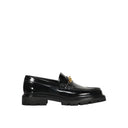 Black Calfskin Slip-On Loafers