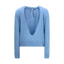 Light Blue Cashmere Sweatshirt