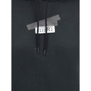 Sweat-shirt en coton noir