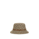 Beige Polyester Bucket Hat