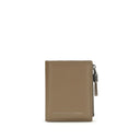 Beige Calf Leather Bos Taurus Wallet