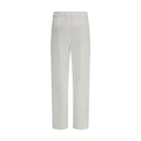 White Cotton Dress Pants