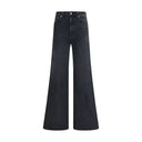 Gray Cotton Jeans Denim