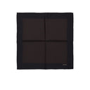 Black Silk Pocket Square