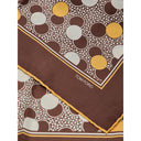 Brown Silk Pocket Square