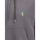 Sweat-shirt en coton vert