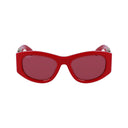 Red Acetate Sunglasses