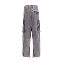 Black Cotton Cargo Pants