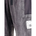 Pantalon cargo en coton noir