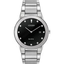 Gray Stainless Steel Dress Watch