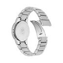 Gray Stainless Steel Dress Watch