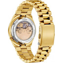 Gold Stainless Steel Dress Watch