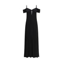 Black Viscose Casual Dress