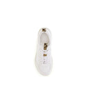 White Calf Leather Bos Taurus Athletic Sneakers