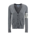 Gray Merino Wool Cardigan