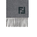 Gray Wool Scarf