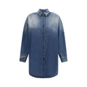 Blue Cotton Denim Jacket