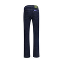 Blue Cotton Slim Fit Jeans