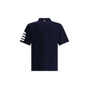 Blue Cotton Polo Shirt