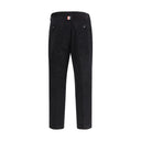 Black Cotton Chino Pants