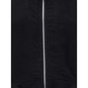 Black Fleece Wool Biker Jacket