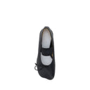 Black Calf Leather Bos Taurus Ballet Flats