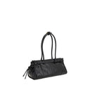 Black Calf Leather Bos Taurus Shoulder Bag