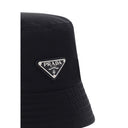 Black Polyamide Bucket Hat