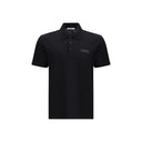 Black Cotton Polo Shirt