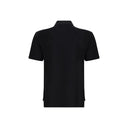 Black Cotton Polo Shirt