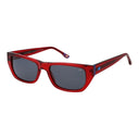 Red Plastic Sunglasses