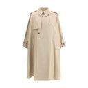 Beige Cotton Coat