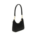 Black Recycled Polyamide Shoulder Bag