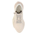 Cream Rubber Athletic Sneakers