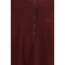 Bordeaux Wool Long Sleeve T-Shirt