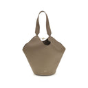 Beige Calf Leather Bos Taurus Shoulder Bag