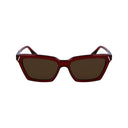 Red Acetate Sunglasses