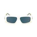 White Acetate Sunglasses