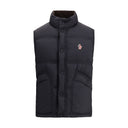 Black Polyamide Sleveless Jacket