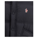 Black Polyamide Sleveless Jacket